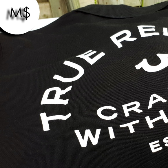 True Religion Other - True Religion Crafted With Pride Polo Black NWT M